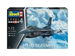 Līmējamais modelis Revell Lockheed Martin F-16D Tigermeet 2014, pelēks цена и информация | Склеиваемые модели | 220.lv