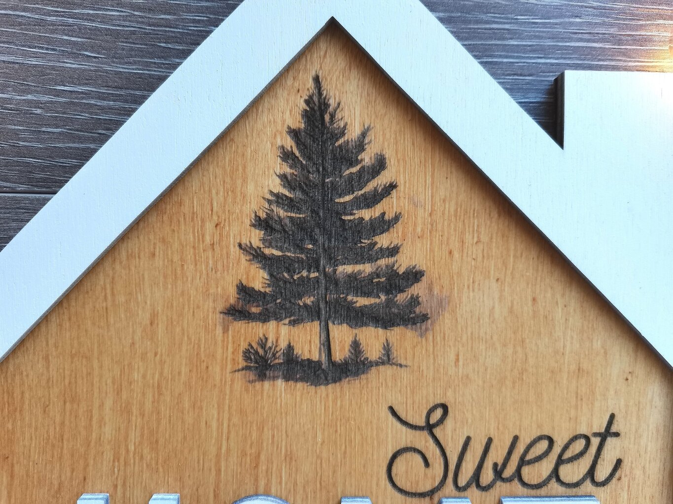 Koka atslēgu turētājs Sweet Home, 22 cm цена и информация | Interjera priekšmeti | 220.lv