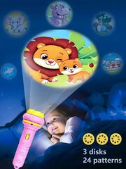 Bērnu projektors-kabatas lukturītis 2in1 cena un informācija | Attīstošās rotaļlietas | 220.lv