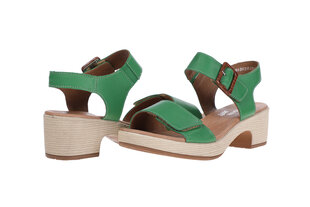 Sandalas sievietēm Remonte 91301, zaļas cena un informācija | Sieviešu sandales | 220.lv