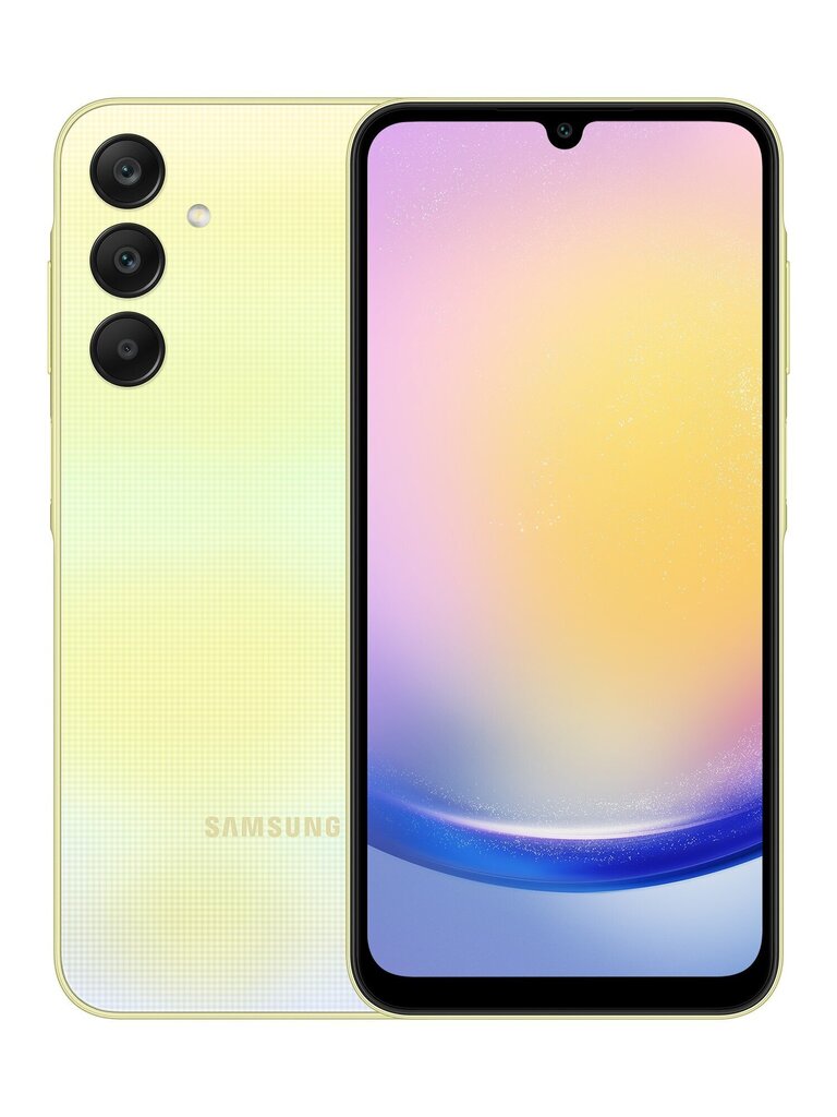 Samsung Galaxy A25 5G 8/256GB Yellow цена и информация | Mobilie telefoni | 220.lv