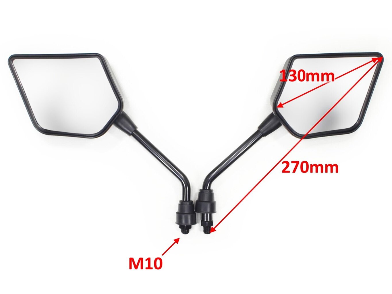 Motociklu spoguļi, M10 цена и информация | Moto piederumi | 220.lv