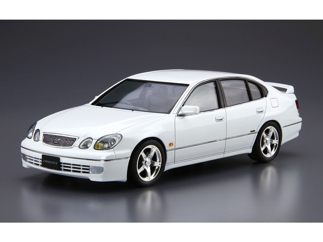 Līmējamais konstruktors Aoshima -Toyota JZS161 Aristo V300 Vertex Edition '97, balts цена и информация | Līmējamie modeļi | 220.lv