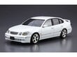 Līmējamais konstruktors Aoshima -Toyota JZS161 Aristo V300 Vertex Edition '97, balts cena un informācija | Līmējamie modeļi | 220.lv