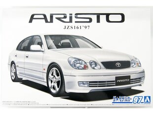 Līmējamais konstruktors Aoshima -Toyota JZS161 Aristo V300 Vertex Edition '97, balts cena un informācija | Līmējamie modeļi | 220.lv