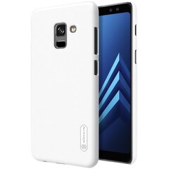 „Nillkin“ Frosted Shield чехол - белый + защитная пленка для экрана (Galaxy A8+ 2018) цена и информация | Чехлы для телефонов | 220.lv