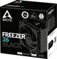 Arctic Freezer 36 Black ACFRE00123A cena un informācija | Procesora dzesētāji | 220.lv