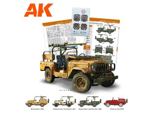 Склеиваямая модель AK Interactive Toyota Land Cruiser FJ43 Pickup With SPG-9 Recoilless Gun, 1/35, AK35003 цена и информация | Конструкторы и кубики | 220.lv