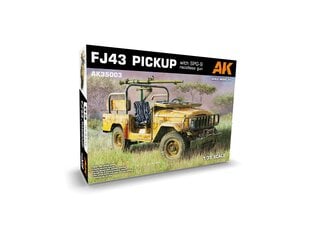 AK Interactive - Toyota Land Cruiser FJ43 Pickup With SPG-9 Recoilless Gun, 1/35, AK35003 цена и информация | Конструкторы и кубики | 220.lv