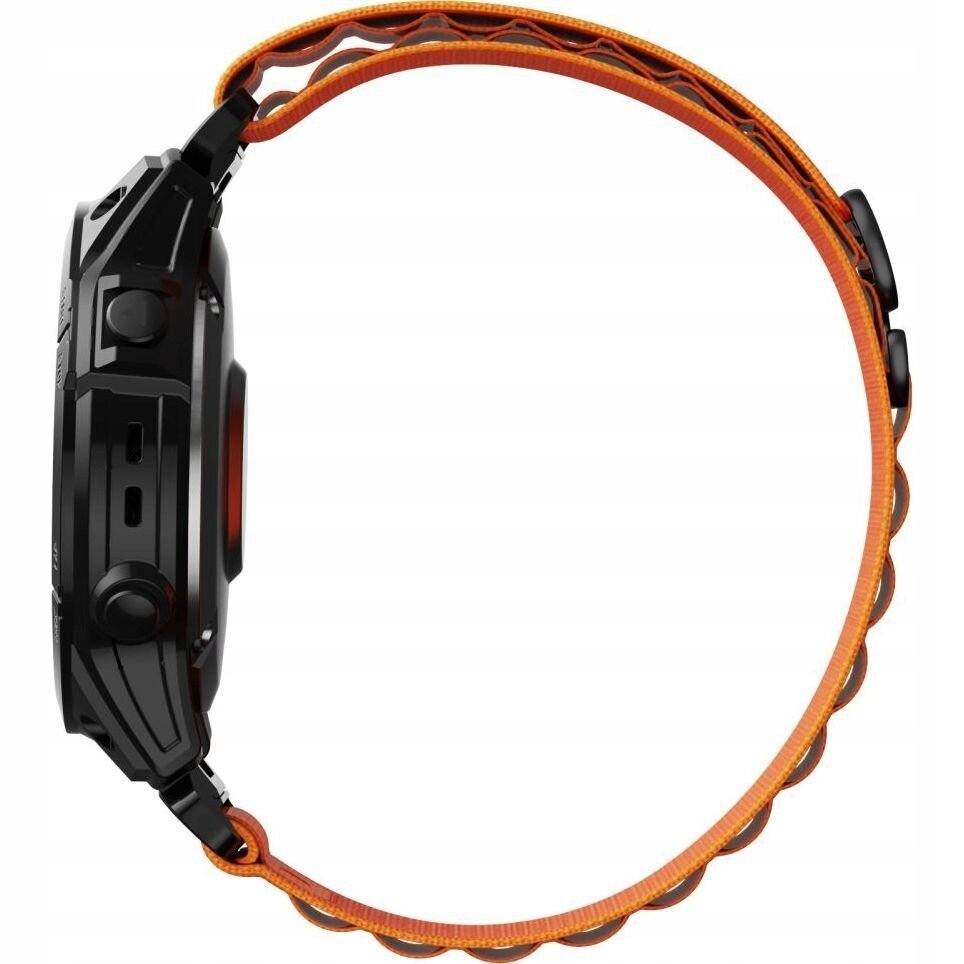 Tech Protect Garmin Fenix 5 / 6 / 6 PRO / 7 oranža cena un informācija | Viedpulksteņu un viedo aproču aksesuāri | 220.lv