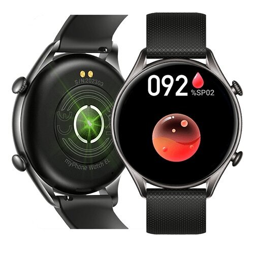 myPhone Watch EL Black cena un informācija | Viedpulksteņi (smartwatch) | 220.lv