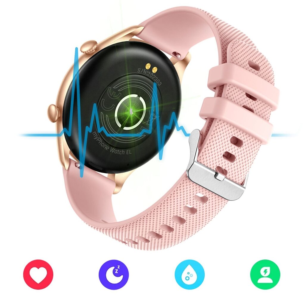 myPhone Watch EL Gold Pink cena un informācija | Viedpulksteņi (smartwatch) | 220.lv