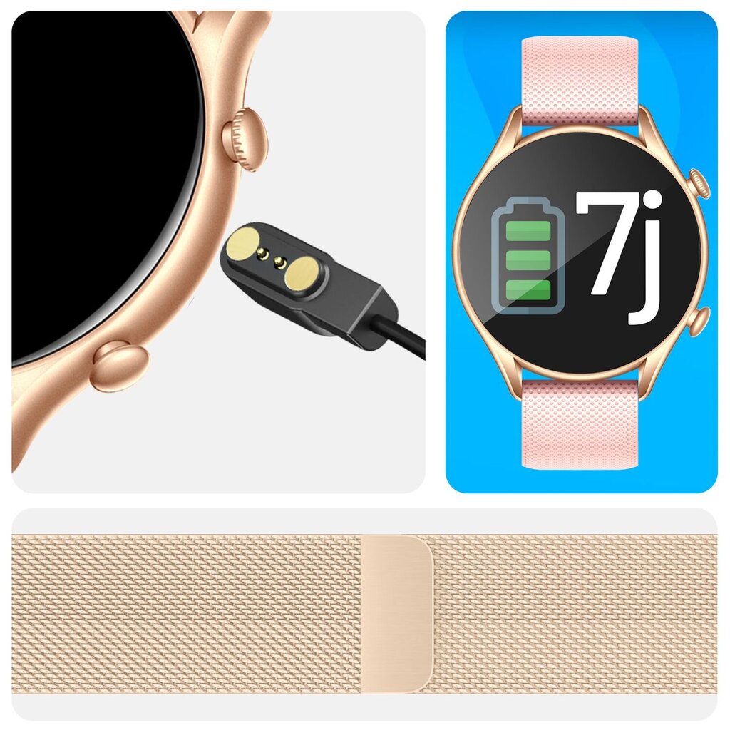 myPhone Watch EL Gold Pink cena un informācija | Viedpulksteņi (smartwatch) | 220.lv