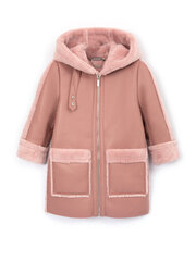 Пальто для девочек Gulliver, розовое цена и информация | Куртки, пальто для девочек | 220.lv