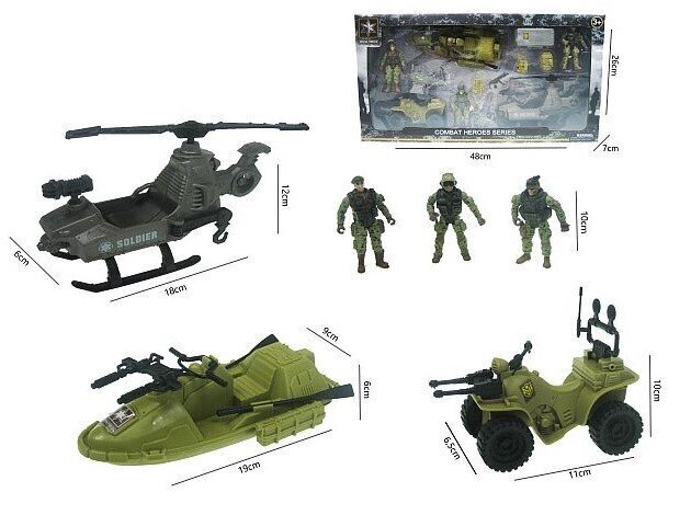 Militārā transporta komplekts Hipo цена и информация | Rotaļlietas zēniem | 220.lv