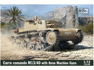 Сборная пластиковая модель. IBG Models - Carro Comando M13/40 with 8мм Machine Guns, 1/72, 72129 цена и информация | Склеиваемые модели | 220.lv