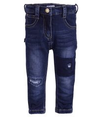 Синие утепленные джинсы для девочек Gulliver цена и информация | Штаны для младенцев | 220.lv