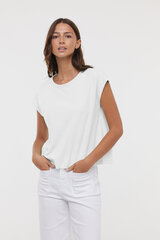 T-krekls sievietēm W Adina MC W219 OW, balts цена и информация | Женские футболки | 220.lv