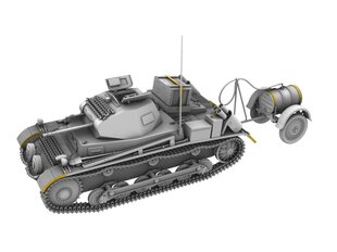 Tanks Pz.Kpfw. II Ausf.b German, pelēks cena un informācija | Līmējamie modeļi | 220.lv