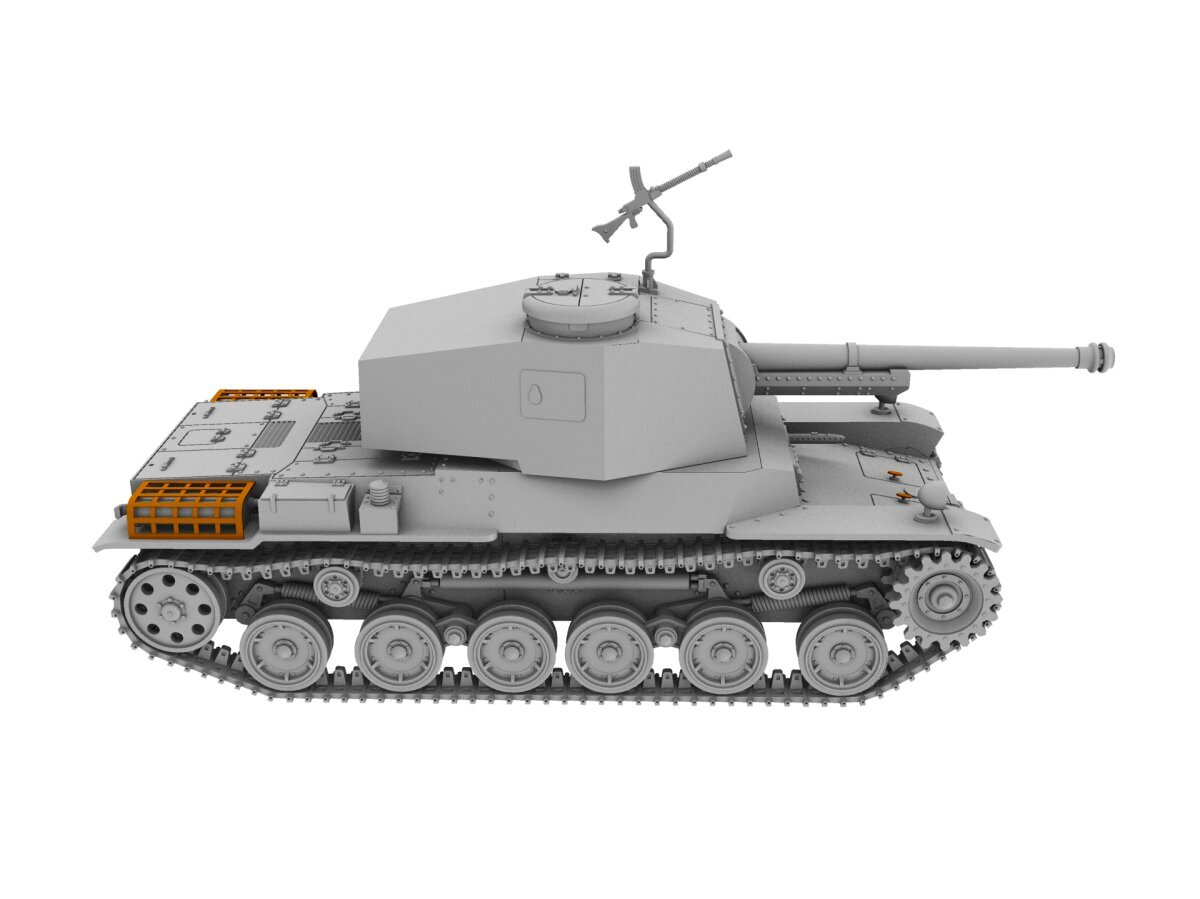 Tanks Type 3 Chi-Nu Japanese Medium Tank, zaļš цена и информация | Līmējamie modeļi | 220.lv