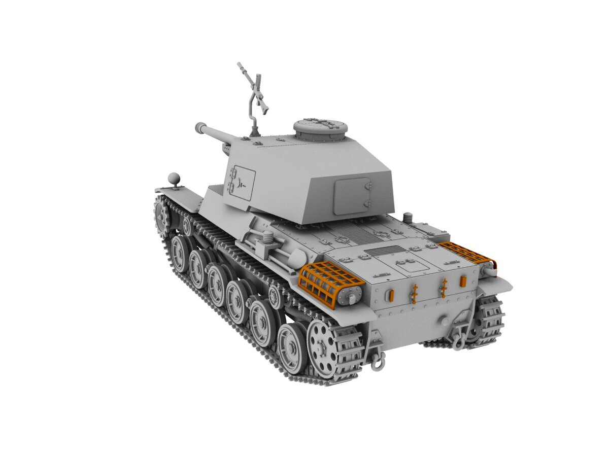 Tanks Type 3 Chi-Nu Japanese Medium Tank, zaļš цена и информация | Līmējamie modeļi | 220.lv