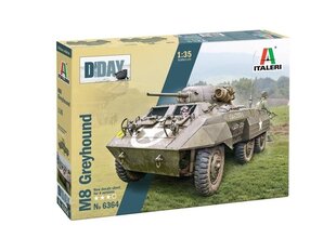 Tanks Italeri M8 Greyhound,zaļš цена и информация | Склеиваемые модели | 220.lv