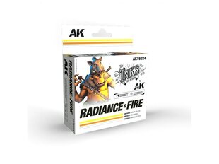 Akrila krāsu komplekts AK Interactive The Inks Radiance and Fire Colors AK16024, 3 gab. цена и информация | Принадлежности для рисования, лепки | 220.lv