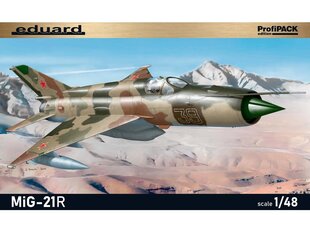 Сборная пластиковая модель. Eduard - MiG-21R ProfiPack Edition, 1/48, 8238 цена и информация | Kонструкторы | 220.lv