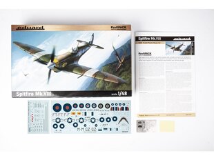 Lidmašīna Eduard - Supermarine Spitfire Mk.VIII ProfiPack, 1/48, 8284 цена и информация | Конструкторы и кубики | 220.lv