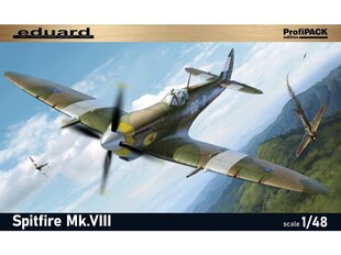 Сборная пластиковая модель. Eduard - Supermarine Spitfire Mk.VIII ProfiPack, 1/48, 8284 цена и информация | Kонструкторы | 220.lv