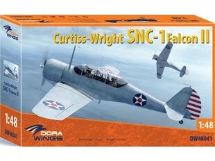 Lidmāšīna Dora Wings Curtiss-Wright SNC-1 Falcon II, 1/48, pelēks цена и информация | Конструкторы и кубики | 220.lv