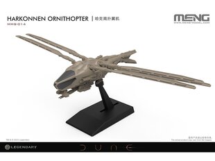 Сборная пластиковая модель. Meng Model - Dune Harkonnen Ornithopter (Размах крыльев 173 мм, длина 88 мм), MMS-014 цена и информация | Склеиваемые модели | 220.lv