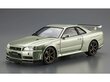 Aoshima - Nissan BNR34 Skyline GT-R V-specII Nür. '02, 1/24, 06275 cena un informācija | Līmējamie modeļi | 220.lv