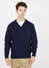 Džemperis vīriešiem Hackett London HM702536/595, zils cena un informācija | Vīriešu džemperi | 220.lv