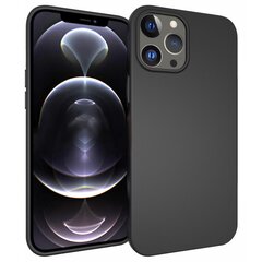 Твердый силиконовый чехол (TPU) - чёрный (iPhone 13 Pro Max) цена и информация | Чехлы для телефонов | 220.lv