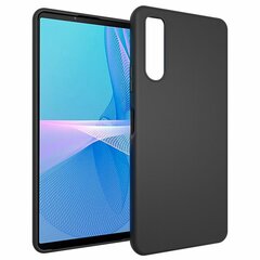 Твердый силиконовый чехол (TPU) - чёрный (Xperia 10 IV) цена и информация | Чехлы для телефонов | 220.lv