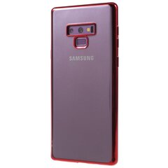 Силиконовый прозрачный чехол - красный (Galaxy Note 9) цена и информация | Чехлы для телефонов | 220.lv