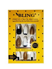 Mākslīgie nagi Bling, 24 gab. цена и информация | Средства для маникюра и педикюра | 220.lv