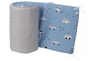 Bērnu gultiņas aizsargs Babymam,30 cm, Gray/Blue cena un informācija | Bērnu drošības preces | 220.lv