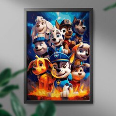 Glezna pēc cipariem Oh Art, Paw Patrol, 40x50 cm cena un informācija | Gleznas pēc numuriem | 220.lv