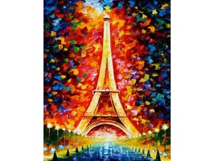 Dimantu mozaīka Eifla Tower in Colour, 30x40cm cena un informācija | Dimantu mozaīkas | 220.lv