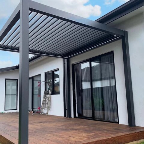 Nojume Sky Pergola 3x4m, pelēka cena un informācija | Dārza nojumes un lapenes | 220.lv