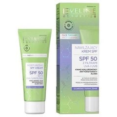 EVELINE Face Therapy Professional mitrinošs sejas krēms SPF-50 50ml цена и информация | Наносите на чистую кожу лица. Подержите около 10-15 минут и смойте водой. | 220.lv