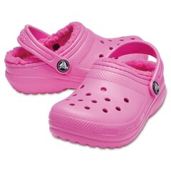 Iešļūcenes meitenēm Crocs 203506-6QQ, rozā цена и информация | Детские тапочки, домашняя обувь | 220.lv