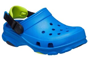 Iešļūcenes zēniem Crocs 207011-4JL, zilas цена и информация | Детские тапочки, домашняя обувь | 220.lv