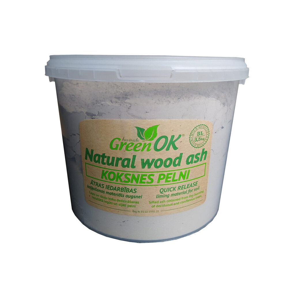 GreenOK Koksnes pelni 3,5kg/ 3L цена и информация | Augu kopšanas līdzekļi | 220.lv