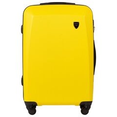 Большой чемодан Wings PLOVER 0125, желтый цена и информация | Чемоданы, дорожные сумки | 220.lv