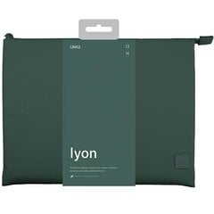 UNIQ etui Lyon laptop Sleeve 14" zielony|forest green Waterproof RPET цена и информация | Чехлы для планшетов и электронных книг | 220.lv