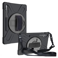Противоударный чехол - черный (Galaxy Tab S7+ 12.4" / S8+ 12.4") цена и информация | Чехлы для планшетов и электронных книг | 220.lv