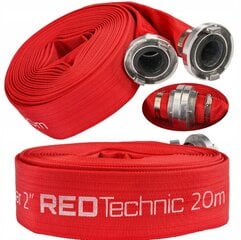 Lentes ugunsdzēsības šļūtene netīram ūdenim Red Technic RTWS0067, 2" 20 m cena un informācija | Laistīšanas sistēmas | 220.lv